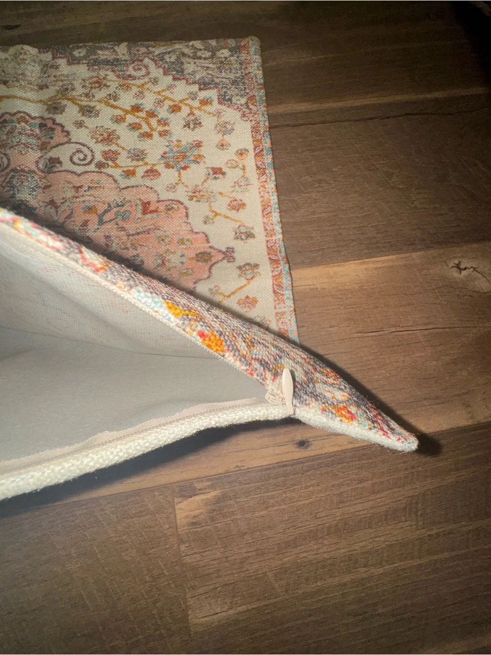 Set of 2 Vintage Persian Rug Style Pillow Covers Boho 17x17